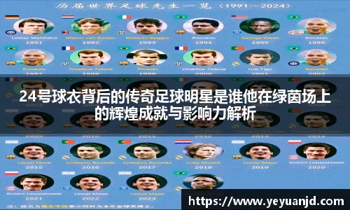 24号球衣背后的传奇足球明星是谁他在绿茵场上的辉煌成就与影响力解析