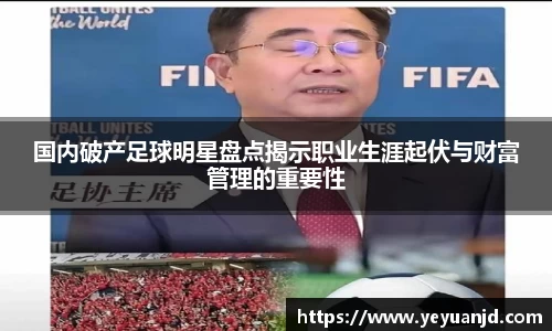 国内破产足球明星盘点揭示职业生涯起伏与财富管理的重要性